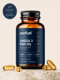 onnfuel Omega-3 Fish Oil | Wild-Caught Fish Oil | High EPA & DHA | No Fishy Burps